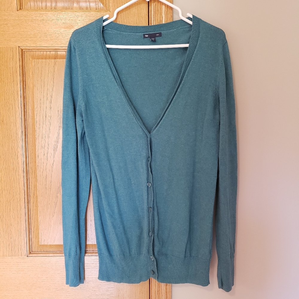 GAP Long Sleeve Button Up Sweater